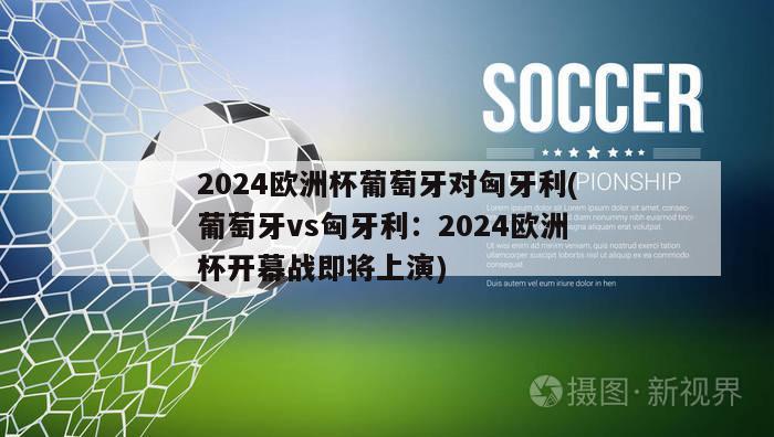 2024欧洲杯葡萄牙对匈牙利(葡萄牙vs匈牙利：2024欧洲杯开幕战即将上演)