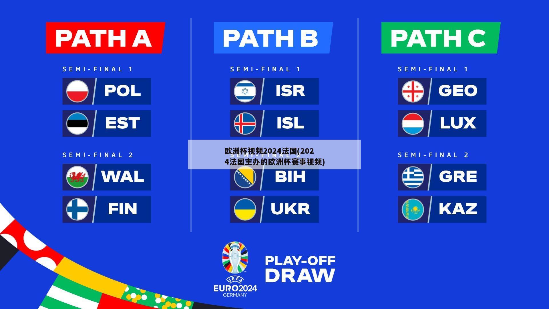 欧洲杯视频2024法国(2024法国主办的欧洲杯赛事视频)